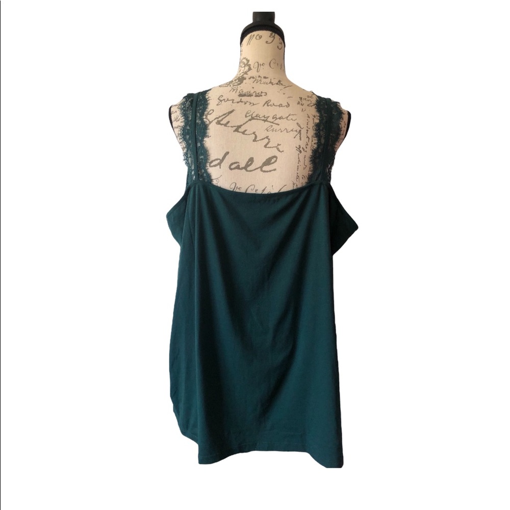Women’s Tank Top 3X Green - Picture 2 of 5